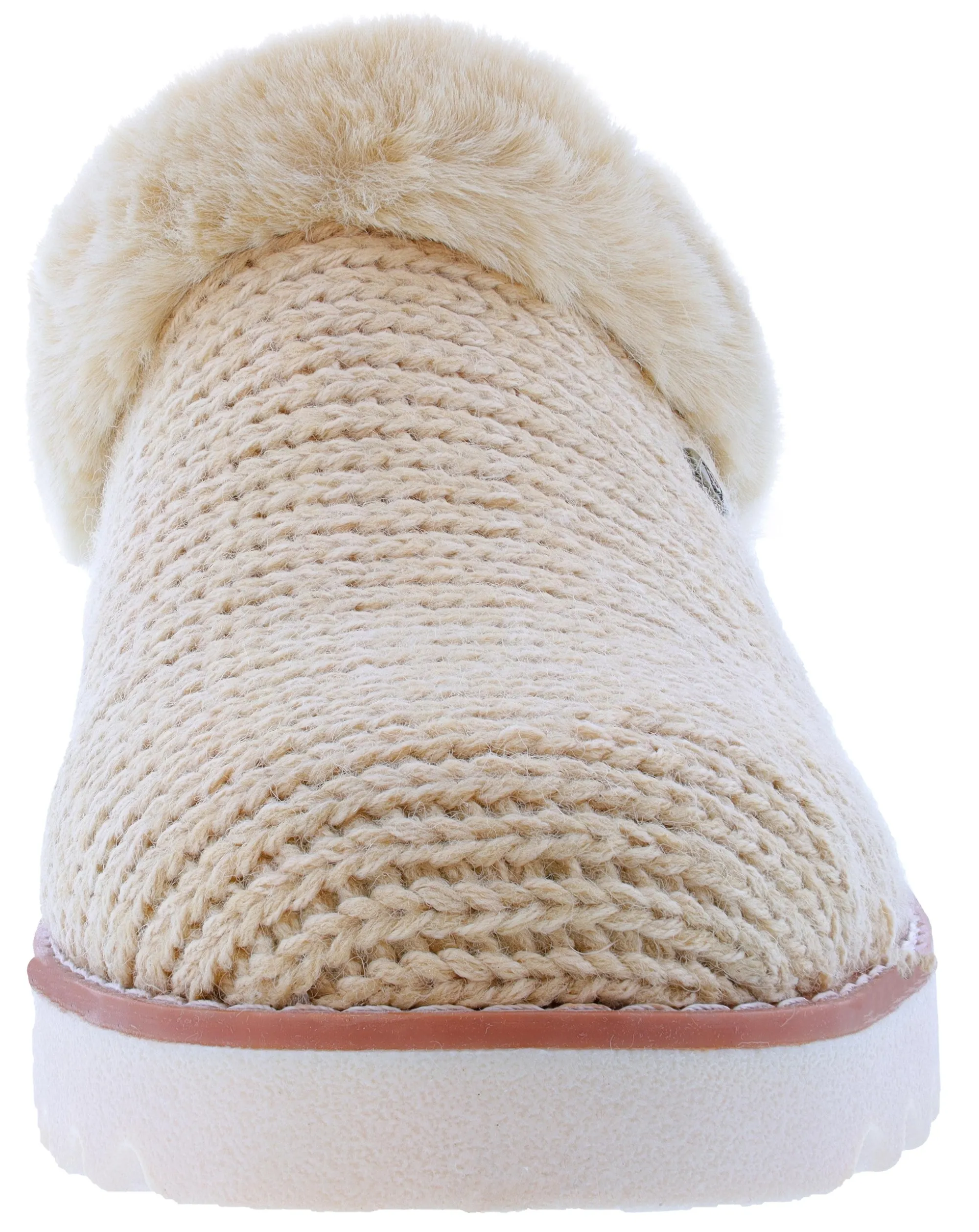 Slippers>Skechers Bobs Women's Mountain Kiss Sweet Summit Memory Foam Slippers