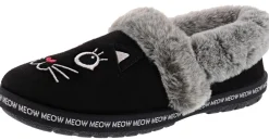 Slippers>Skechers Bobs Women's Too Cozy- Meow Pajamas Memory Foam Slippers