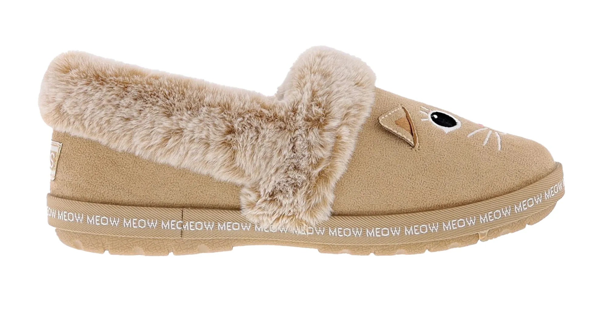 Slippers>Skechers Bobs Women's Too Cozy- Meow Pajamas Memory Foam Slippers