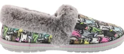 Slippers|Casual>Skechers Bobs Women's Too Cozy Kitten Gloves Memory Foam Slippers Grey/Multi
