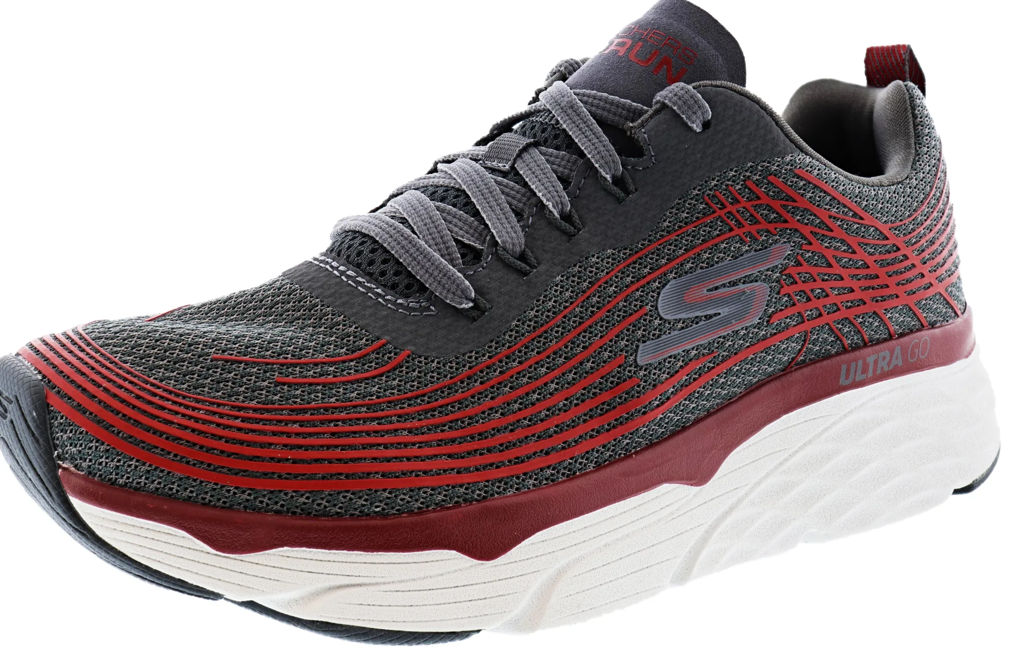 Walking|Running>Skechers Men Max Cushioning Elite Running Shoes