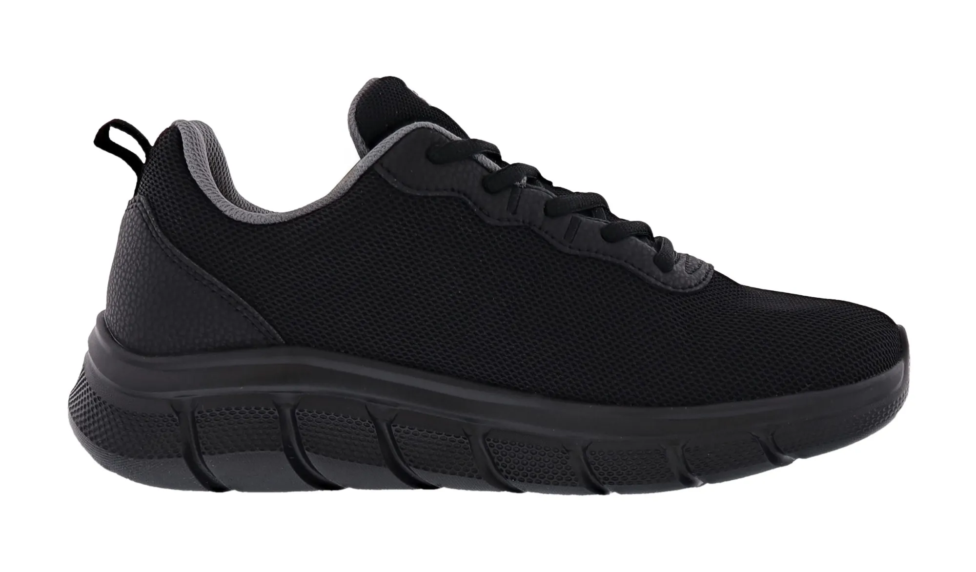 Wide Width Shoes>Skechers Men's Bobs B Flex- Icy Edge Walking Shoes Black