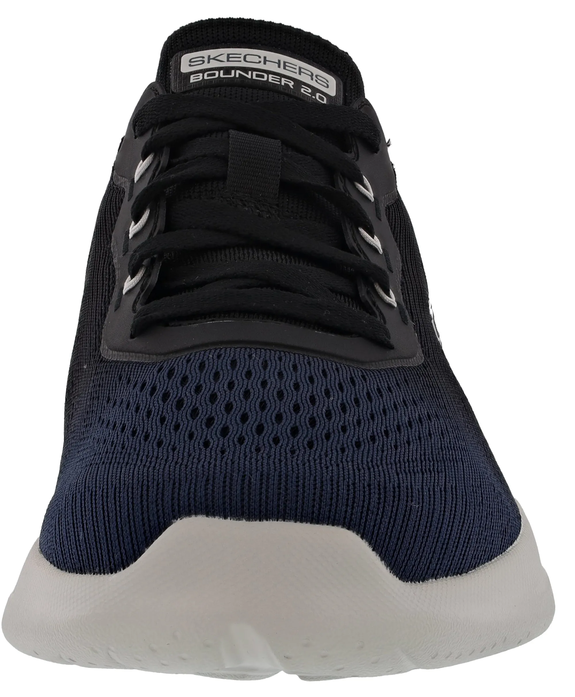 Walking>Skechers Men's Bounder 2.0 Tellem Lace Up Hands Free Slip Ins Walking Shoes Navy/Black
