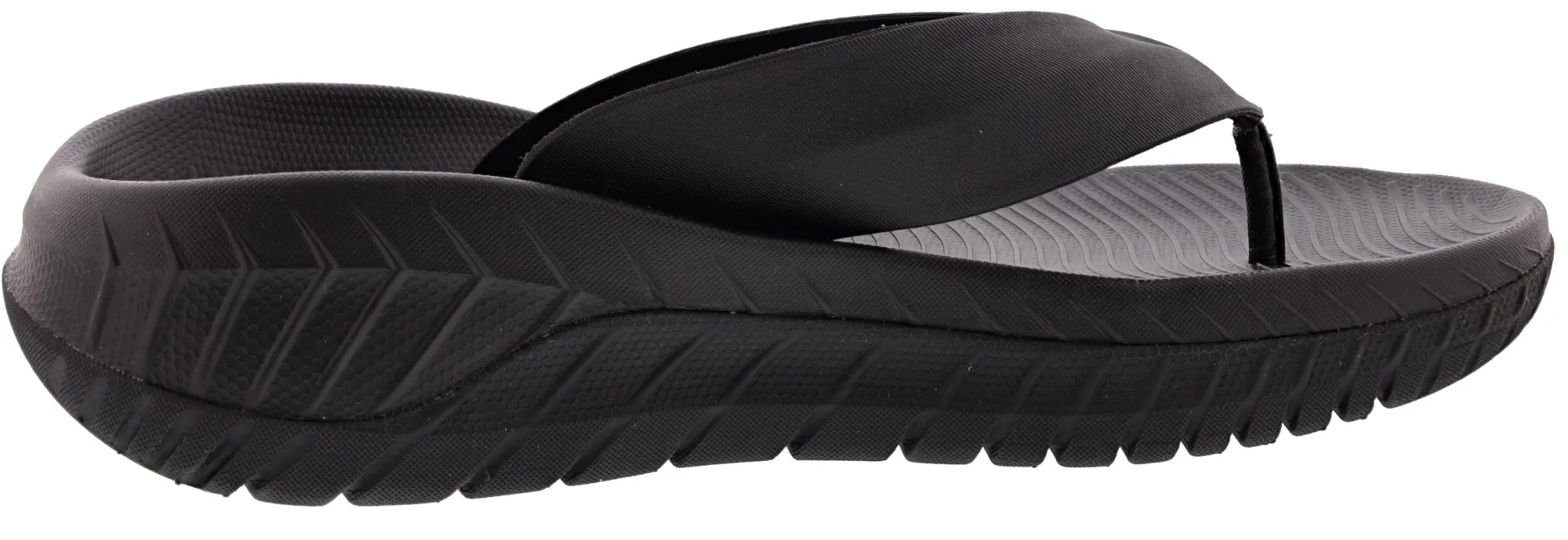 Sandals>Skechers Men's Go Recovery Lightweight Athletic Sandals Black/Black