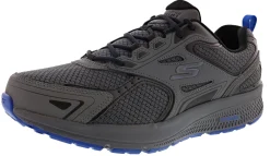Running>Skechers Men's Go Run Consistent Wide Width Workout Running Shoes Grey/Navy