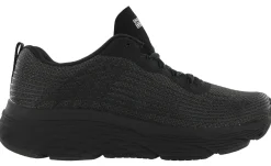 Walking|Running>Skechers Men's Max Cushioning Elite 4E Wide Width Running Shoes Black/Black