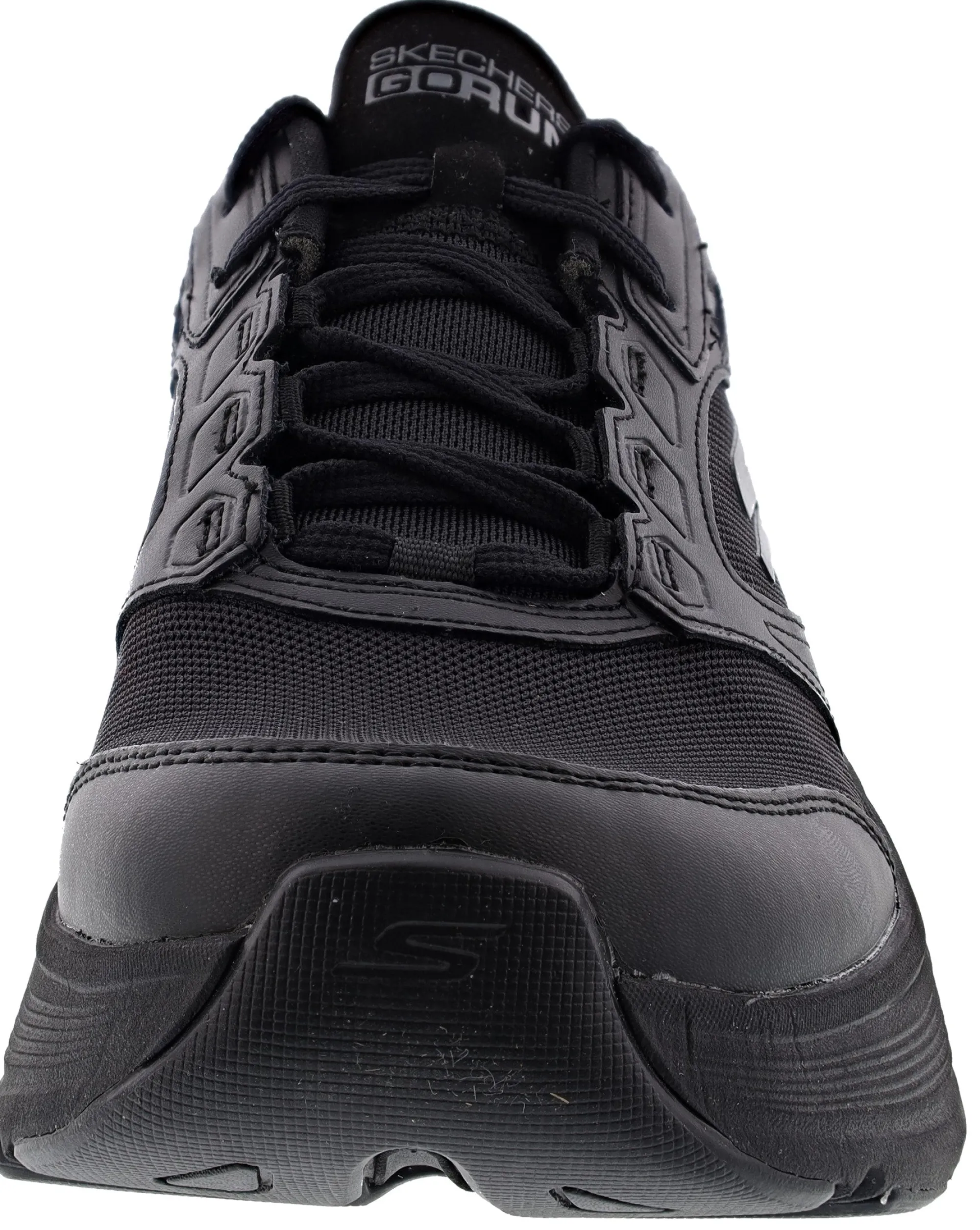 Walking>Skechers Men's Max Cushioning Arch Fit Rugged Man Walking Shoes Black