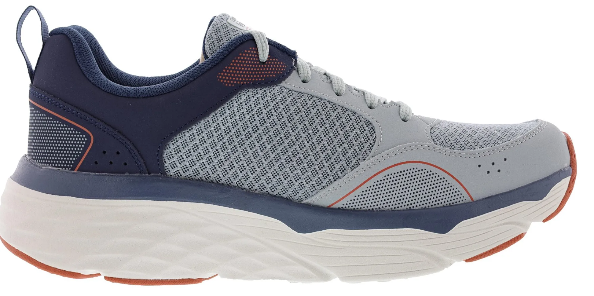 Running>Skechers Men's Max Cushioning Elite Rivalry Comfort Running Shoes Grey/Navy