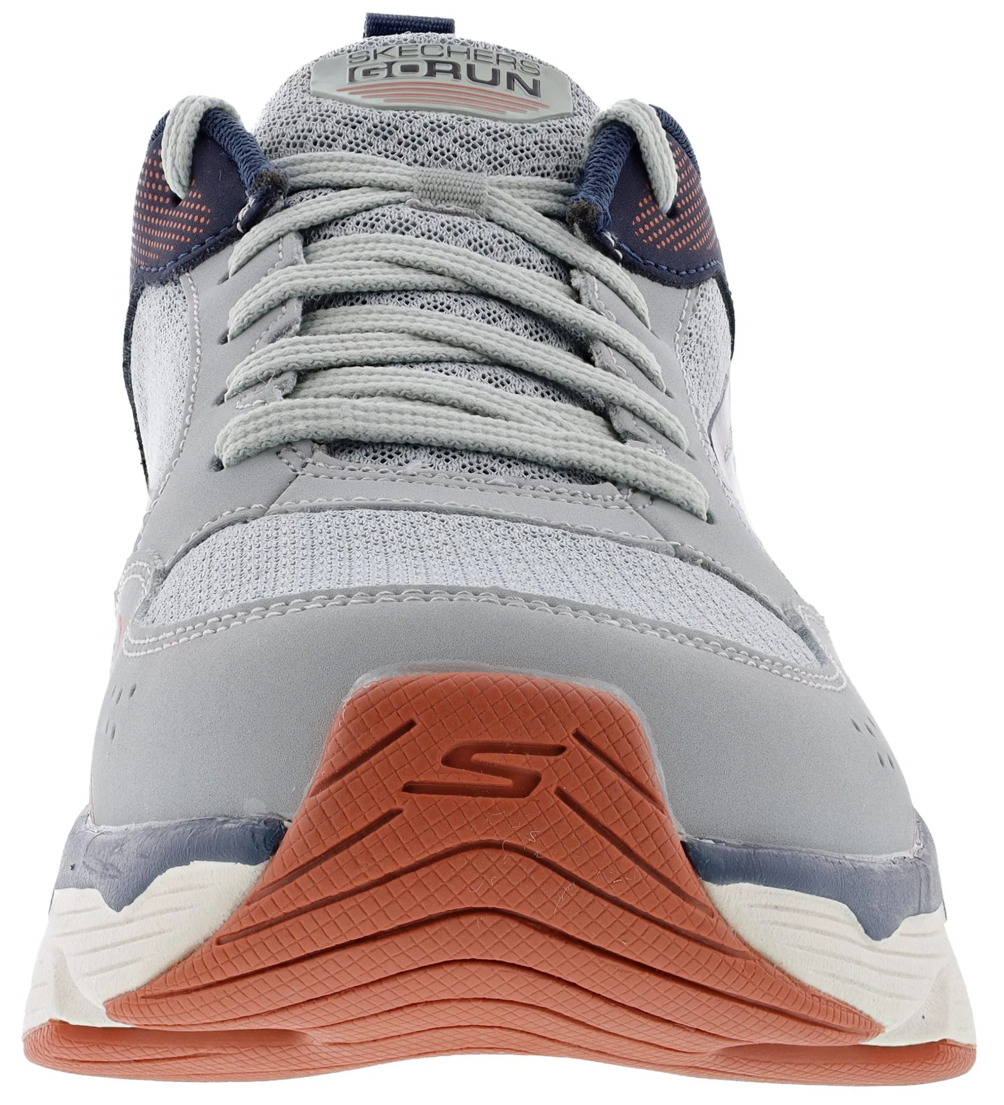 Running>Skechers Men's Max Cushioning Elite Rivalry Comfort Running Shoes Grey/Navy