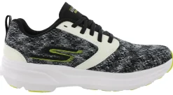 Walking|Running>Skechers Mens Ultra Lightweight High Visibility Running Shoes Go Run Ride 7 White Black