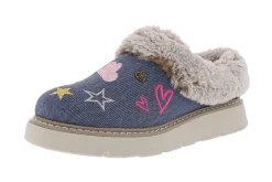 Slippers>Skechers Women's Bobs Keepsakes Lite - Demin Dreams Slippers Blue