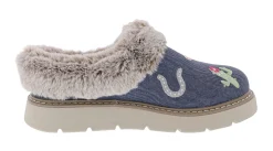 Slippers>Skechers Women's Bobs Keepsakes Lite - Demin Dreams Slippers Blue