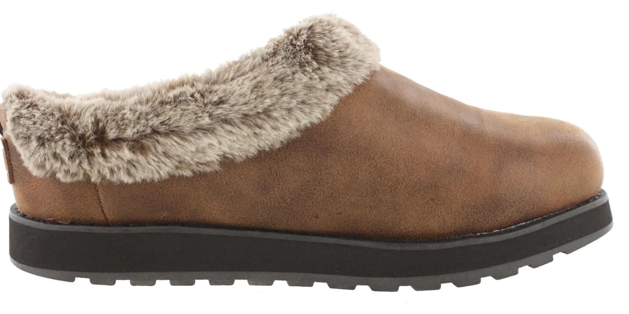 Walking|Slippers>Skechers Women's Bobs Keepsakes R E M Comfort Memory Foam Slippers Brown