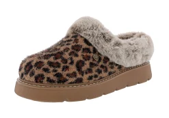 Slippers>Skechers Women's Bobs Keepsakes Lite- Snug Spotz Slippers Leopard
