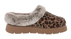Slippers>Skechers Women's Bobs Keepsakes Lite- Snug Spotz Slippers Leopard