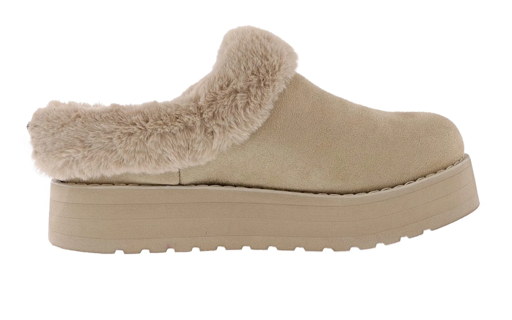 Slippers>Skechers Women's Bobs Keepsakes Hi-Rise- Zen Out Platform Clog Slippers