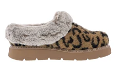 Slippers>Skechers Women's Bobs Keepsakes Lite- Spot It Slippers Leopard