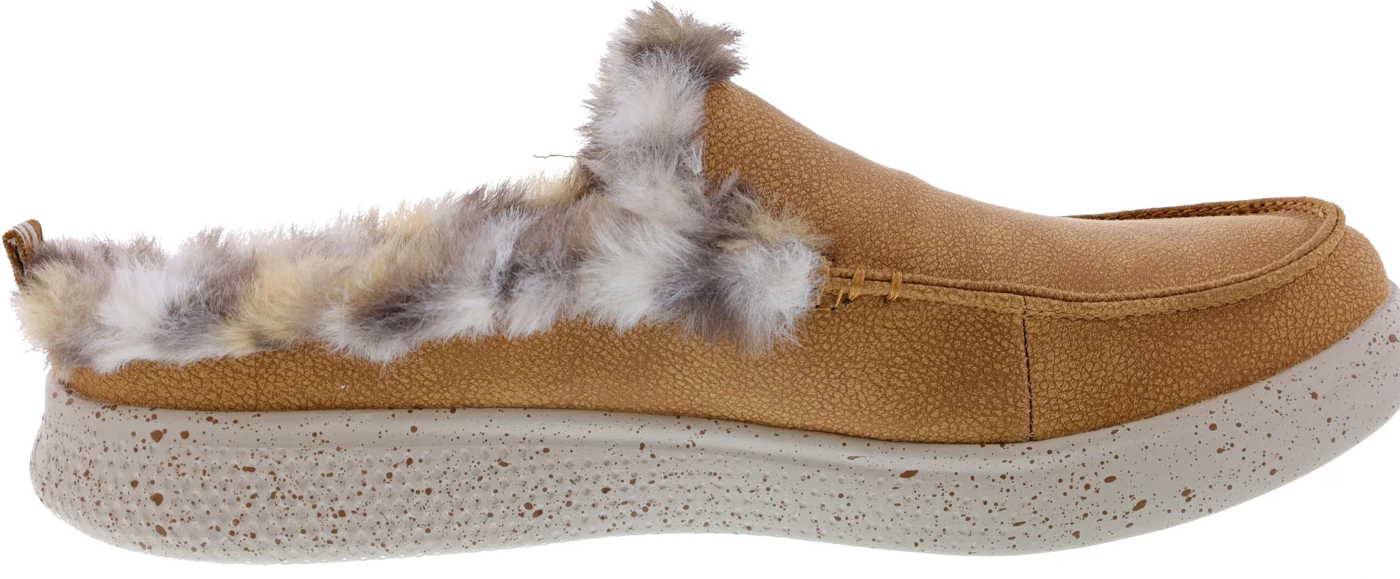 Walking|Casual>Skechers Women's Bobs Skipper Wild Tiger Memory Foam Slip On Slippers Chestnut