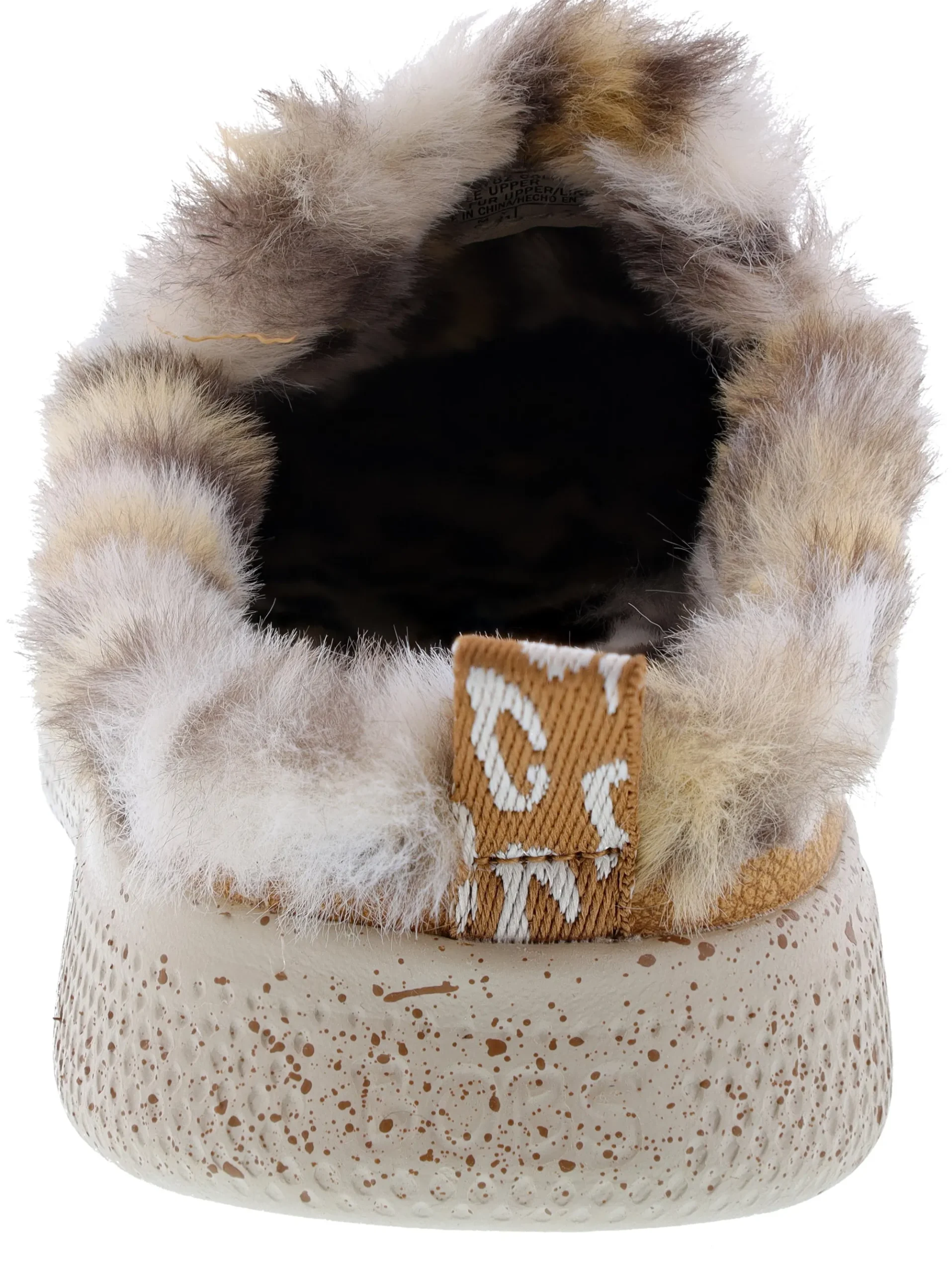 Walking|Casual>Skechers Women's Bobs Skipper Wild Tiger Memory Foam Slip On Slippers Chestnut