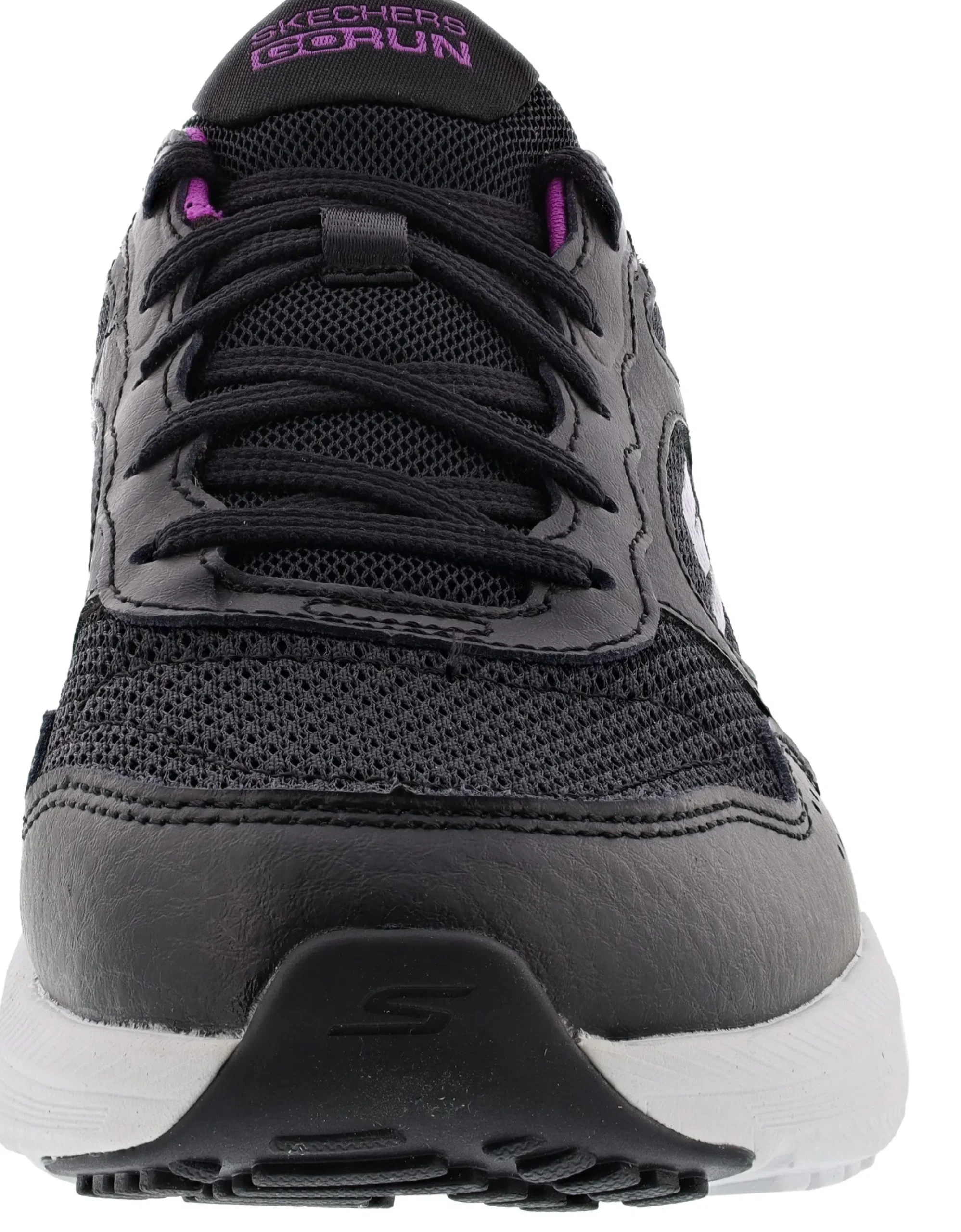 Running>Skechers Women's Go Run Arch Fit Easy Road Running Shoes Black/Purple