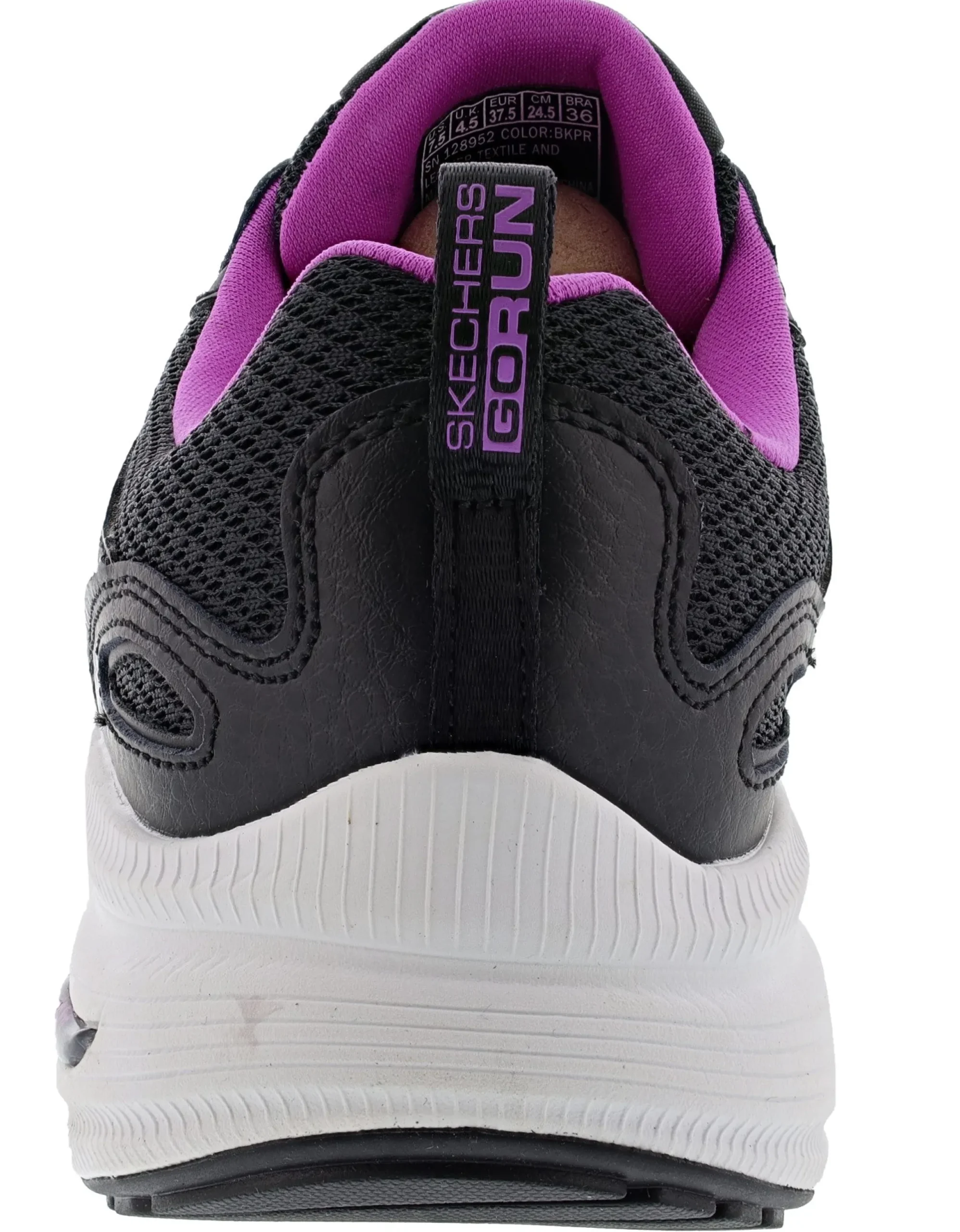 Running>Skechers Women's Go Run Arch Fit Easy Road Running Shoes Black/Purple