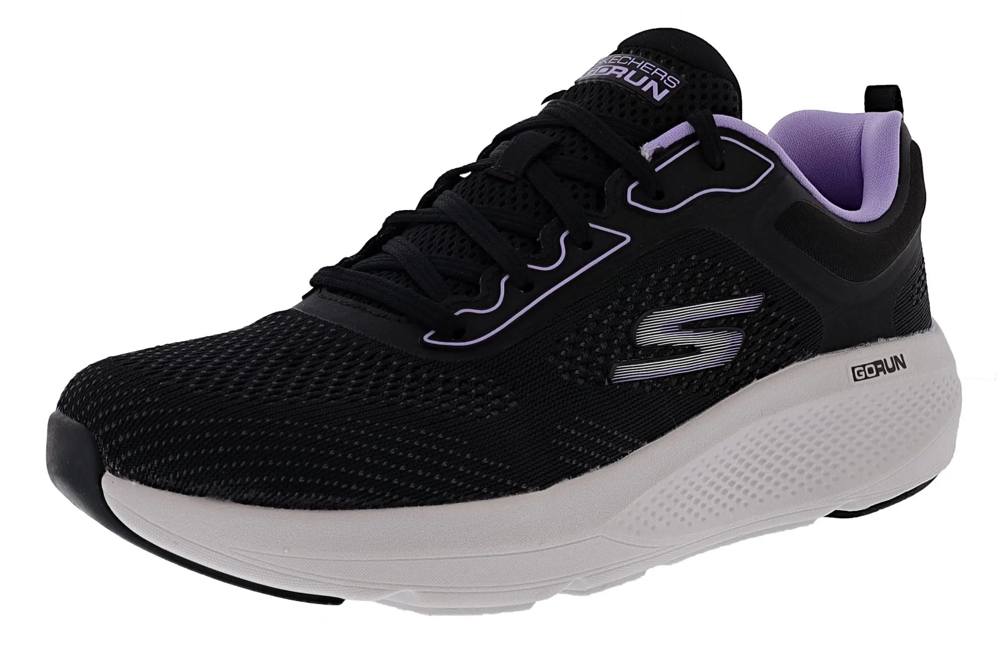 Running>Skechers Women's Go Run Elevate Corral Running Shoes Black/Lavender