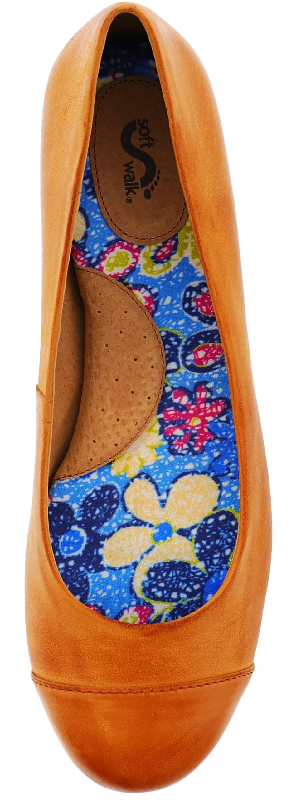 Casual>Softwalk Women's Napa 2E Wide Width Slip On Ballerina Flats