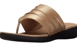 Wide Width Shoes|Sandals>Softwalk Womens Summer Wide Width Leather Sandals Wedge Slides