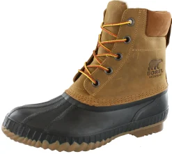 Boots>Sorel Men Waterproof Lightweight Gripping Snow Winter Boots Chipmunk Black